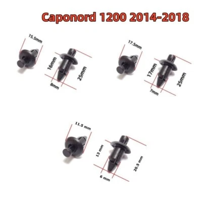 Tornillos de fijación de remache expansible de carenado para Aprilia Caponord 1200 2014-2018 Foto 1 de 4