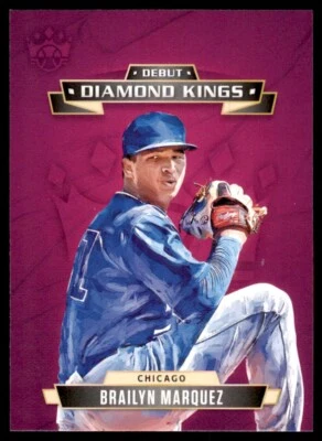 2021 Panini Diamond Kings Brailyn Marquez Chicago Cubs #UC-3 - Image 1 of 2