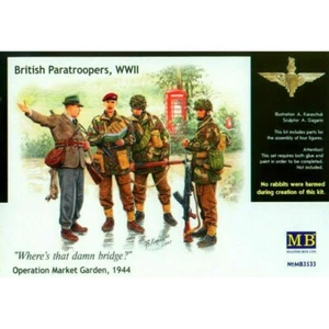 Kit de figuras de plástico MASTER BOX MB3533 escala 1:35 paracaidistas británicos, 1944. Kit1 - Imagen 1 de 12