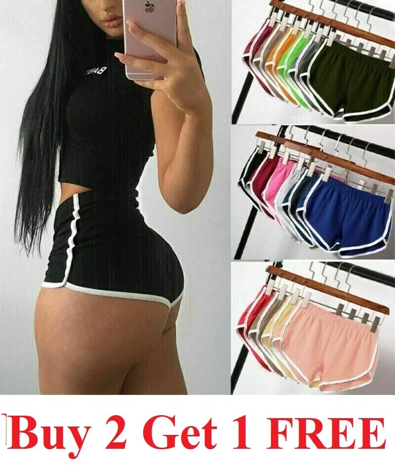 US Sexy Sports Women Shorts Yoga Casual Gym Lady Jogging Lounge Summer Beach  - Image 1 of 1