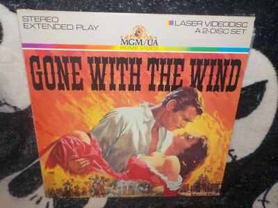 Gone With the Wind Laserdisc LD Clark Gable Vivien Leigh Free Ship $50 Foto 1 de 2