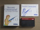 JEU SEGA MASTER SYSTEM SECRET COMMAND COMPLET