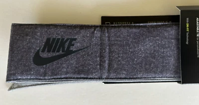NIKE DriFIT Diadema Ajustable Estampado Denim Tenis Correr Talla Única Nueva con Etiquetas Foto 1 de 4