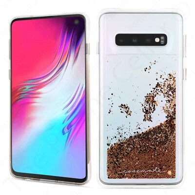 Funda Protectora Cascada Mate para Samsung Galaxy S10, Dorado (CM038546) Foto 1 de 4