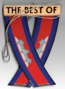 Rear view mirror car flags Cambodia Cambodian unity flagz for inside the car - Picture 1 of 8