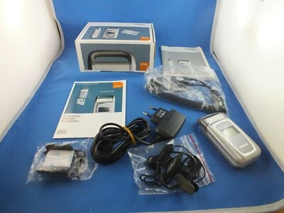 Telefono cellulare originale Siemens CF62 CF 62 argento telefono cult IMBALLO ORIGINALE Silver Edition - Immagine 1 di 4