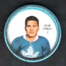 1962-63 Shirriff Metal Coins Allan Stanley #2