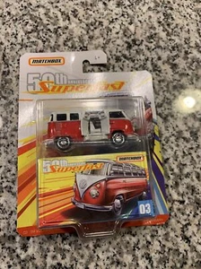Matchbox 50th Anniversary Superfast 1959 Volkswagen 23 MICROBUS #3 MINT 🔥🔥 - Picture 1 of 2