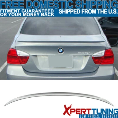 Fit For 06-11 BMW 3-Series E90 4Dr M3 Style #A52 Painted Trunk Spoiler Foto 1 de 3