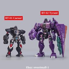 ¡EN STOCK! Mini figura de acción ROBOT TOYS RT-01 Caesar RT02 Tyrant Beast Wars