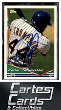 Ryan Thompson 1994 Topps #98  New York Mets TTM/IP Signed Autographed