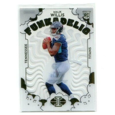 2022 Panini Illusions Football Malik Willis Funkadelic RC F-18 Tennessee Titans - Image 1 of 2