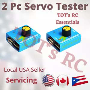 2 x servo tester digitale ESC motore controller di coerenza CCPM per aereo RC - Foto 1 di 7