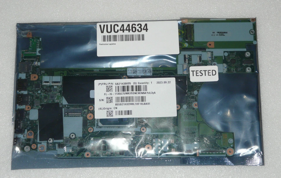 Nuevo Genuina Lenovo THINKPAD L14 G2 L15 G2 Placa i5 1135G7 4.2GHz 5B21H39605 - Imagen 1 de 1