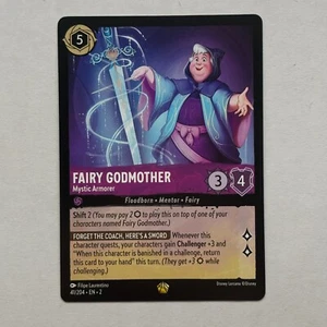 Fairy Godmother 41/204 Disney Lorcana Rise of the Floodborn Regular Legendary NM - Picture 1 of 2