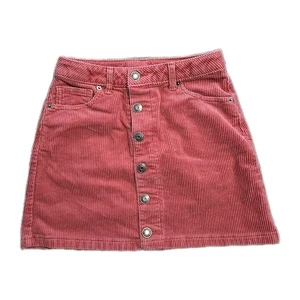 Cat & Jack Mädchen mauve rosa Cord Rock Druckknopfleiste verstellbare Taille Gr. 7/8-M - Bild 1 von 8