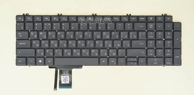 Teclado para DELL Precision 7550 7750 7560 7760 gris retroiluminado negro ruso Foto 1 de 3