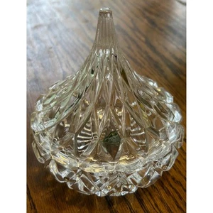 Shannon Crystal Designs of Ireland Hand Crafted Lead Crystal Hershey Kiss Dish - Picture 1 of 4
