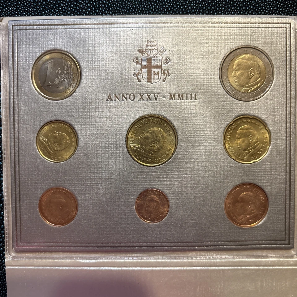 [#1161465] 梵蒂冈,套装,2003 年,罗马,让·保罗二世,MS 梵蒂冈欧元未开封硬币 — 第 1/4 张图片