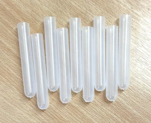 Reagenzglas Polypropelen 75 mm x 12 mm ~ OHNE STOPFEN ~ KOSTENLOSE UK-Lieferung - Bild 1 von 3
