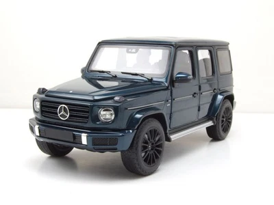 Mercedes G-Klasse W463 2020 Blu Metallizzato Modellino 1:18 Minichamps - Immagine 1 di 4