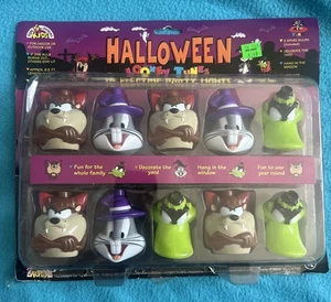 Vintage | 1996 Looney Tunes Halloween elektrische Party Lichter 8,5 Fuß GETESTET & FUNKTIONIERT - Bild 1 von 9