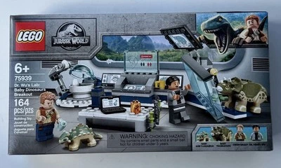 LEGO Jurassic World Dr Wu's Lab Baby Dinosaurs Breakout 75939 Retired NEW - Image 1 of 4