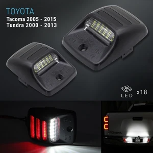 LED White Tag License Plate Light Assembly For 2005-15 Tacoma/2000-13 Tundra - Picture 1 of 8