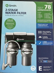 AO Smith AO-US-200 2-Stage Water Filter Faucet 960784 NEW SEALED - Picture 1 of 5