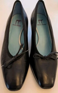 Ballet Thierry Rabotin Tacón Cuero Negro Plano Talla US 6.5 Hecho en Italia - Imagen 1 de 9