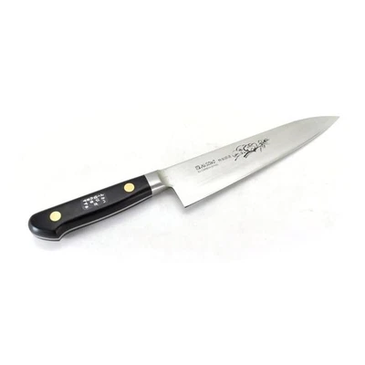 Cuchillo de chef Misono Professional UE Suecia acero, Gyuto, con grabado de flores Foto 1 de 4