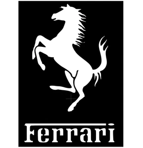Plantilla de plástico reutilizable Ferrari *MÚLTIPLES TAMAÑOS* - Imagen 1 de 1