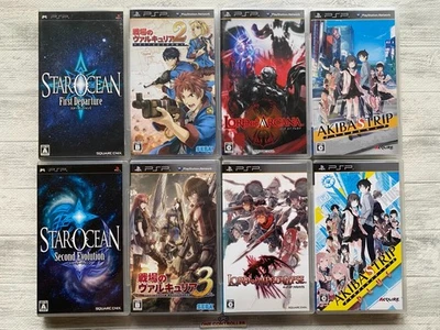 SONY PSP Star Ocean & Valkyria &  Lord of Arcana & Apocalypse & Akiba's Trip - Image 1 of 4