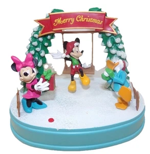 Disney Animierte Deko Lichter Musik Weihnachten Mickey Schaukel Minnie Daffy Spielzeug NEU - Bild 1 von 8