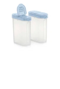 Tupperware Gewürz-Riesen (2) 250ml Deckel Hell Blau EU OVP - Bild 1 von 1