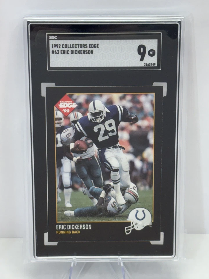 Eric Dickerson #63, 1992 Collector's Edge - Colts  - Image 1 of 2