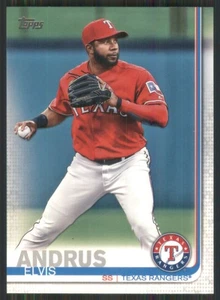 2019 Topps #62 Elvis Andrus Texas Rangers TW1821 - Picture 1 of 2