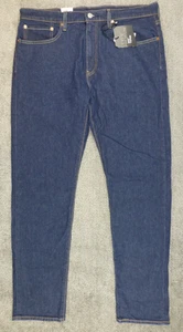 Levi's Premium Jeans Lot 502 34x32 Blue Tapered Fit Dark Wash NWT - Picture 1 of 10