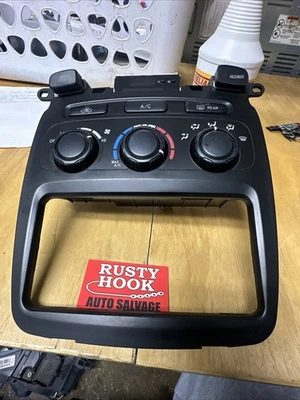 Toyota Highlander 2004-2007 automático aire acondicionado control tablero bisel negro OEM Foto 1 de 4