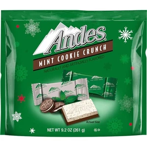 Andes Mint Cookie Crunch Candy Pieces Christmas Stocking Stuffer 9.2Oz - Picture 1 of 2