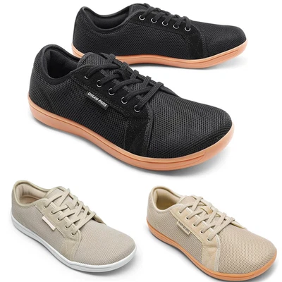 Women Wide Toe Box Zero Drop Minimalist Barefoot Walking Sneakers Walking Shoes - Image 1 of 2