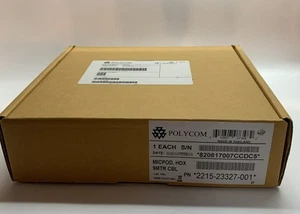 PolyCom 2215-23327-001 Conference Microphone MicPod HDX 9mtr Cable New - Picture 1 of 5