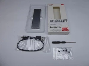 External 128GB SSD M.2 SATA HDD hard drive - Afbeelding 1 van 4