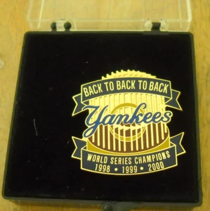 NEW YORK YANKEES WORLD SERIES CHAMPIONS BACK TO BACK TO BACK 1998 1999 2000 - Picture 1 of 3