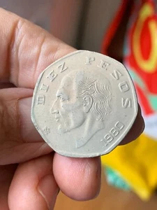 MONETA MESSICO 10 PESOS - emissione 1980 - moneta circolata - Foto 1 di 3
