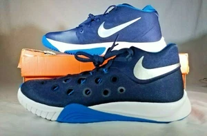 NEW Nike ZM Hyperquickness 2015 TB Navy 749883-405 Size Mens 11 / Womens 12.5 - Picture 1 of 8