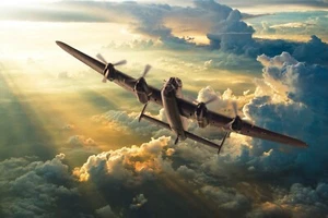 Avro Lancaster bomber Escape to victory canvas Print various sizes - Picture 1 of 1