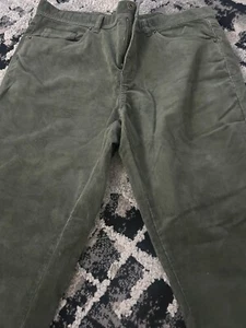 C & C California Men's Corduroy Pants Green Vintage Size 36 X 30 NEW W/O Tags - Picture 1 of 5
