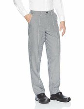 Chef Works Men's Basic Chef Pant, Small Check 42