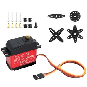 Digital Servo Moteur 25KG Servo Moteur Digital Servomoteur High Torque Servo ... - Afbeelding 1 van 7
